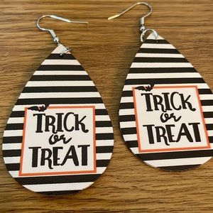 Trick or treat Halloween earrings